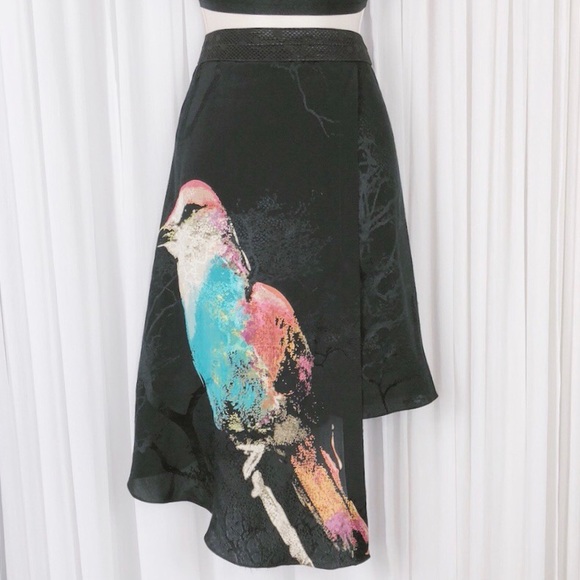 Anthropologie Dresses & Skirts - [Leifsdottir] Black Corvida Asymmetrical Skirt